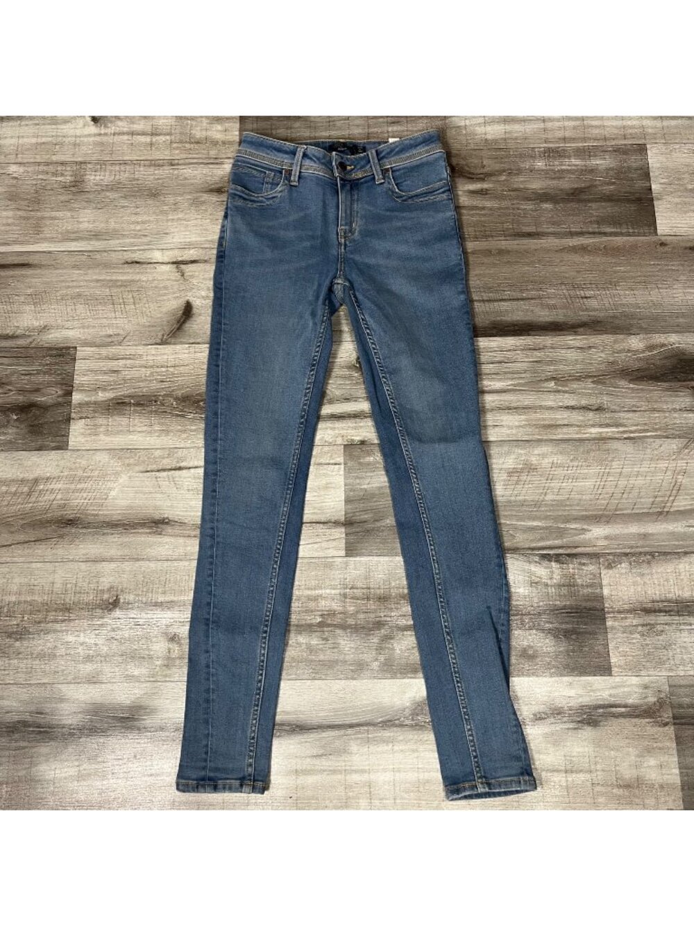 Prana Soma Mid Rise Denim Ankle Skinny Jeans Blue NWT Women’s Size 27